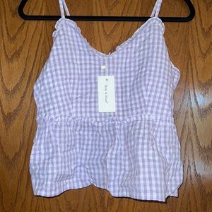 Gingham Tank NEW